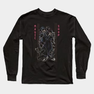 BTS MAGIC SHOP LINE ART Long Sleeve T-Shirt